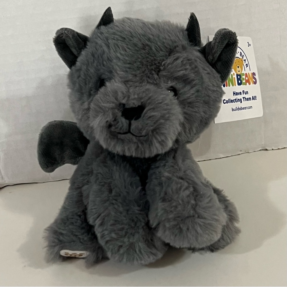 Build a Bear Mini Beans Gargoyle Buddy Beanie Plush Build-A-Bear Workshop BaB